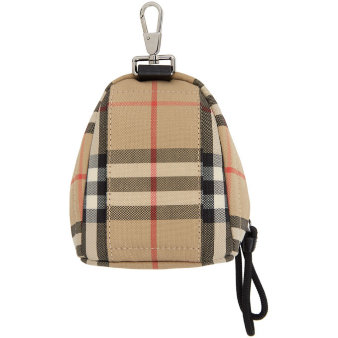 burberry backpack keychain