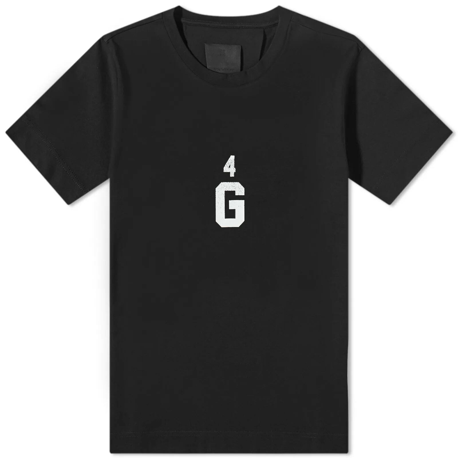 Givenchy Men's 4G Front & Back Logo T-Shirt in Black Givenchy