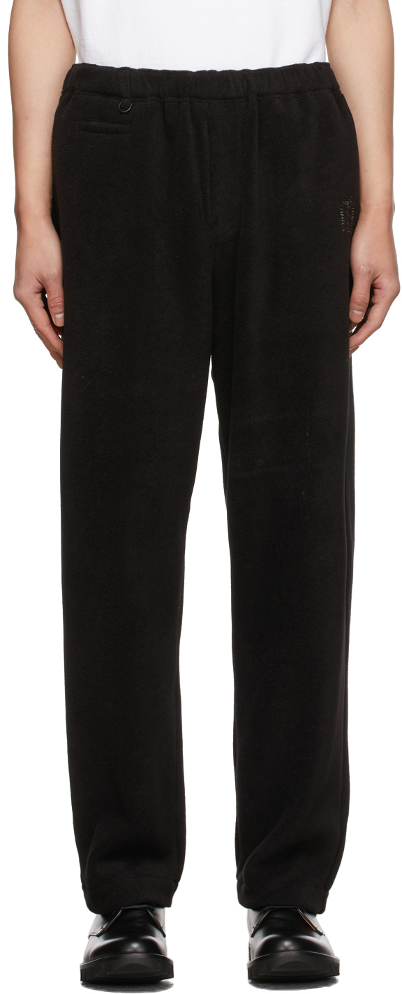 Undercover Black Evangelion Slim Poly 'Seele' Trousers Undercover