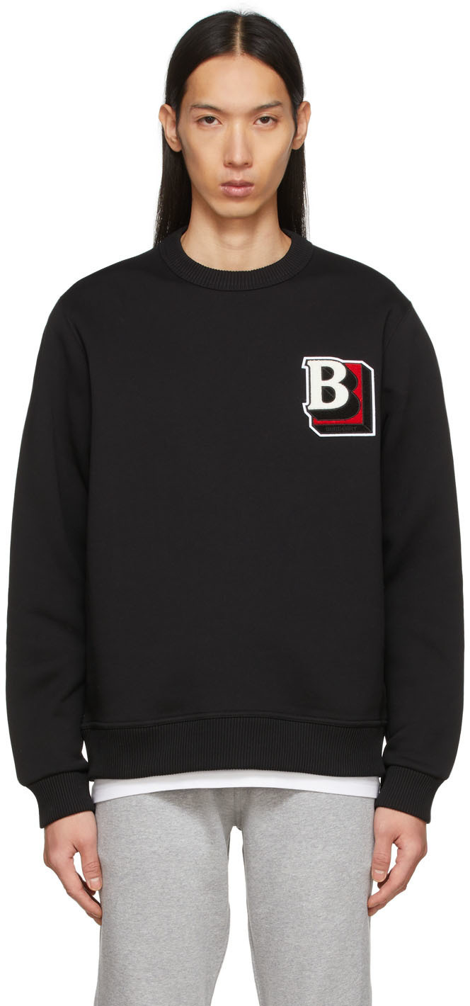Photo: Burberry Black Letter Graphic Sweater