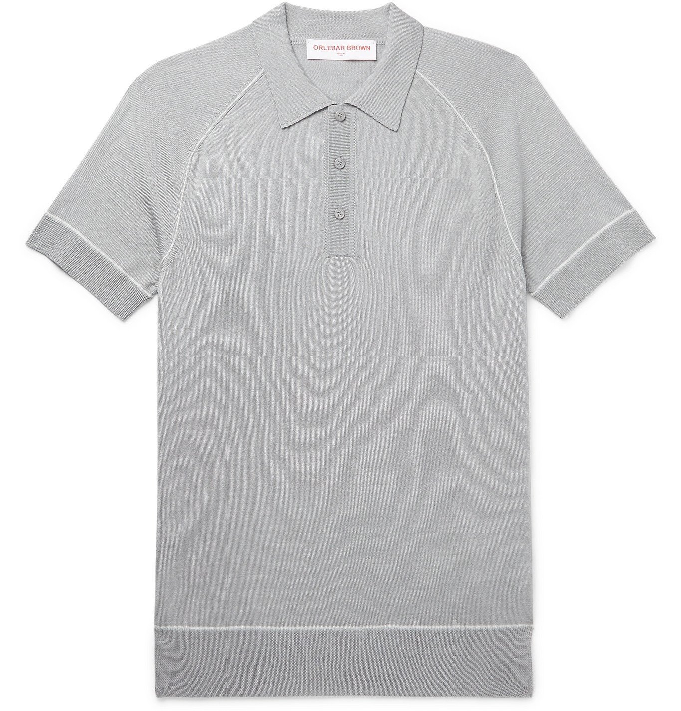 Milburn Slim-Fit Contrast-Tipped Merino 