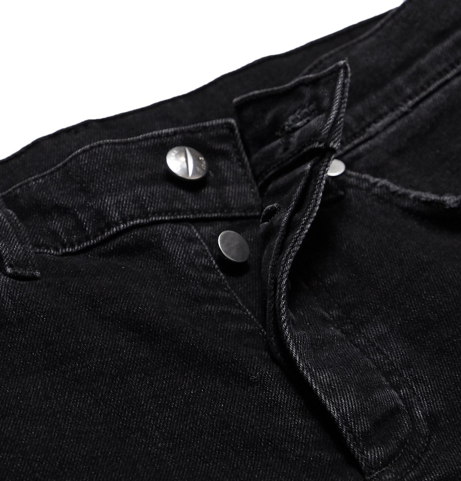 Skinny-Fit Distressed Denim Jeans 