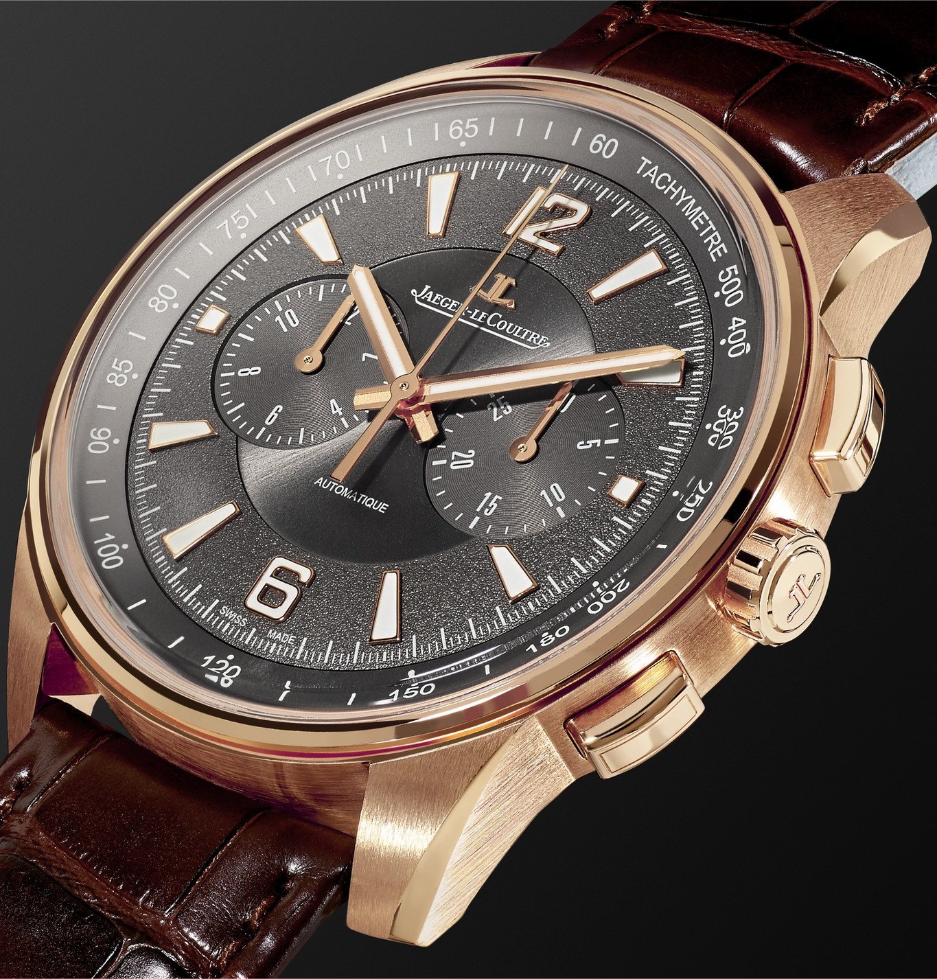 Jaeger-LeCoultre - Polaris Automatic Chronograph 42mm Rose Gold and ...