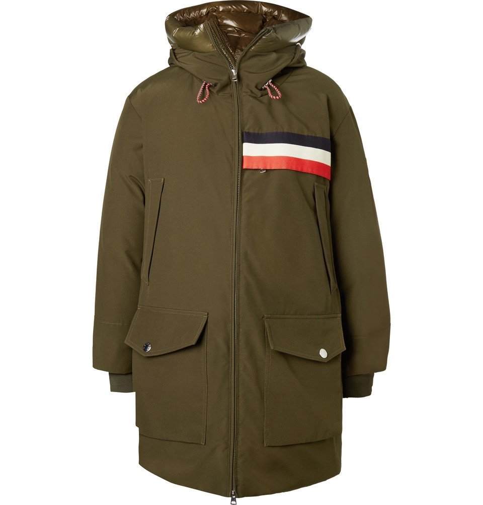 moncler green parka