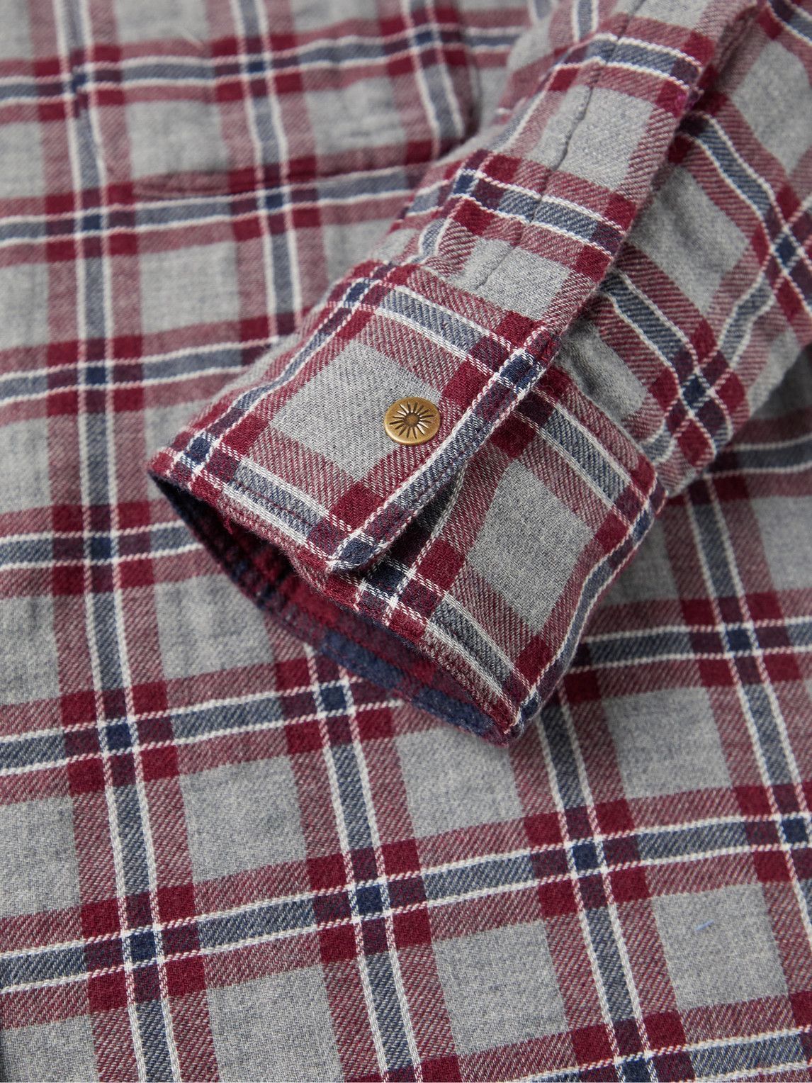 Faherty - Legend Reversible Checked Organic Cotton-Flannel Shirt - Red ...