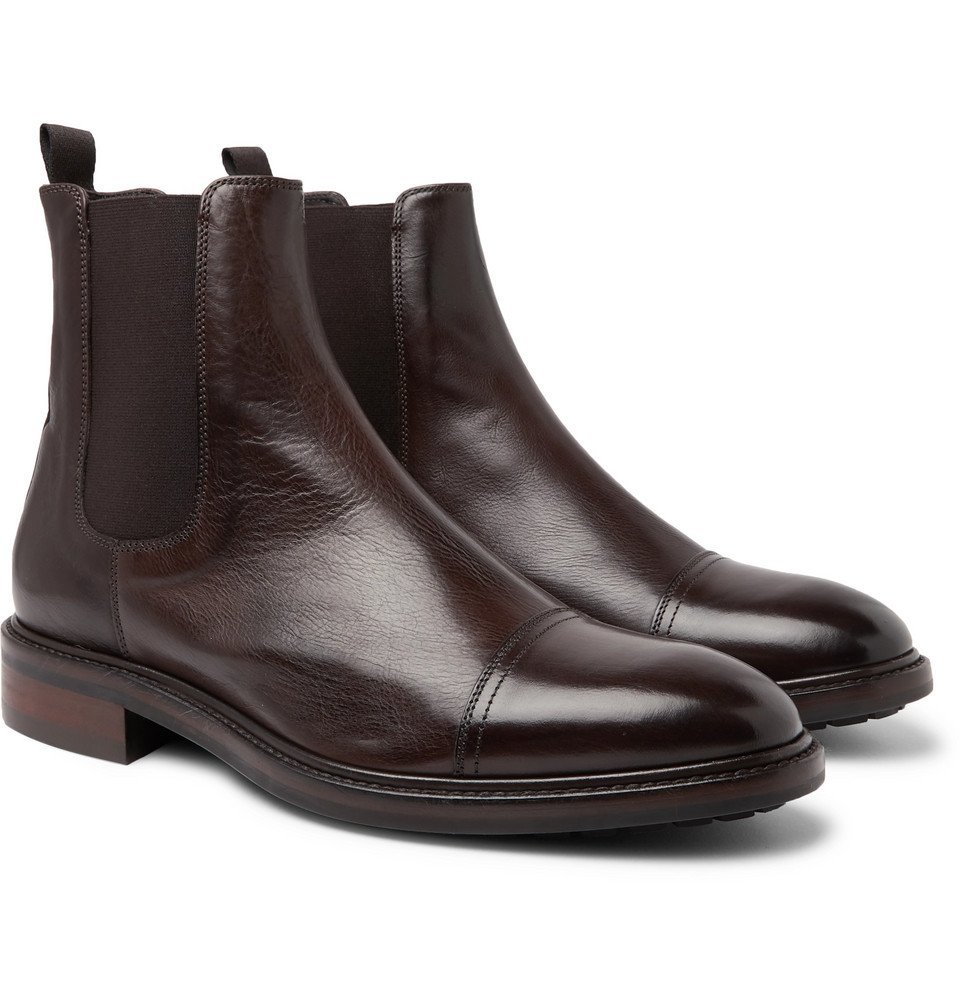 Paul Smith Jake Leather Chelsea Boots Men Dark Brown Paul Smith