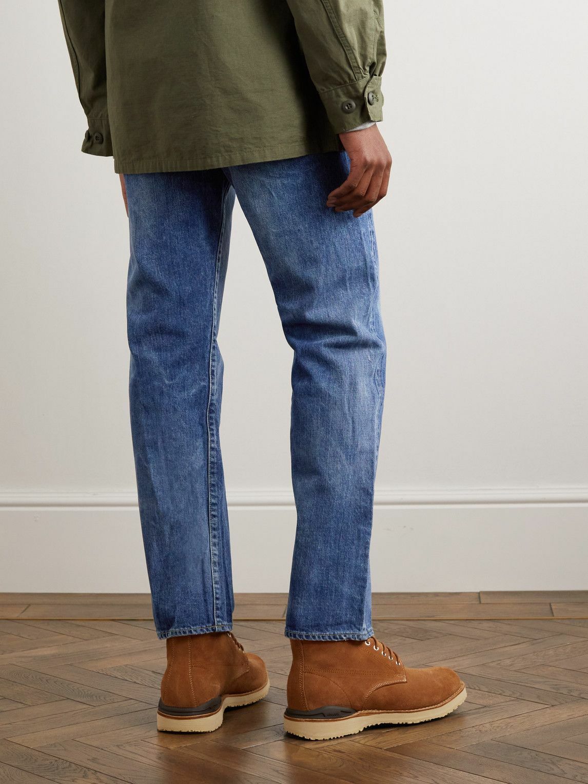 Visvim Social Sculpture StraightLeg Jeans Blue Visvim