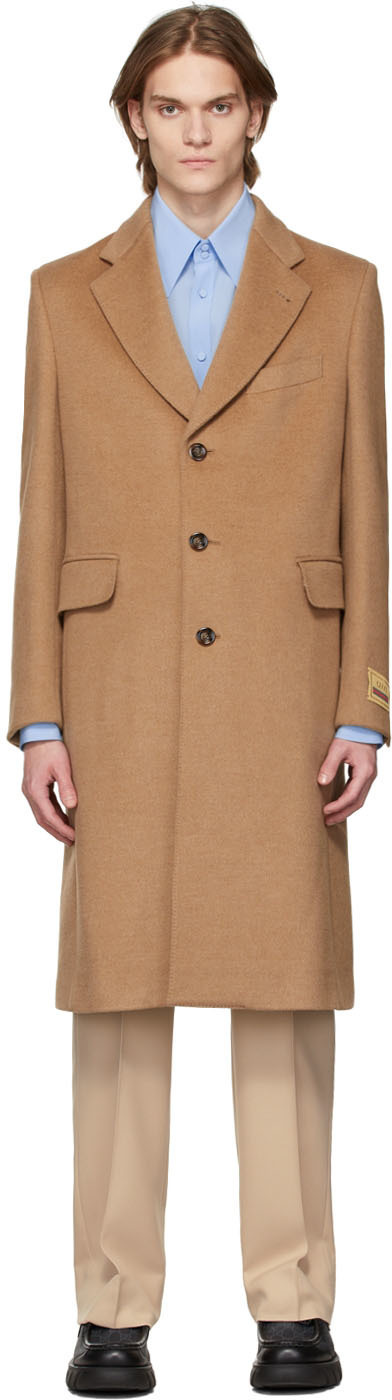 gucci tan coat