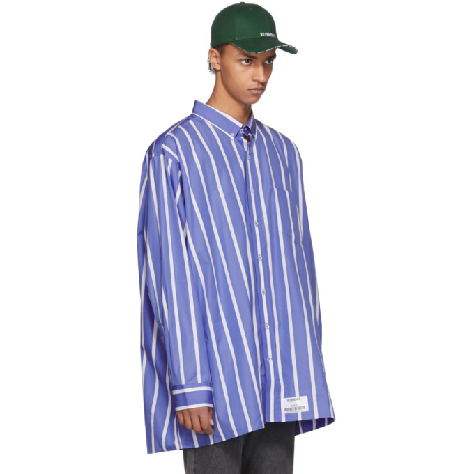 vetements blue shirt