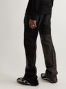 Rick Owens - Swampgod Upcycled Straight-Leg Panelled Crepe, Twill and Canvas Trousers - Black