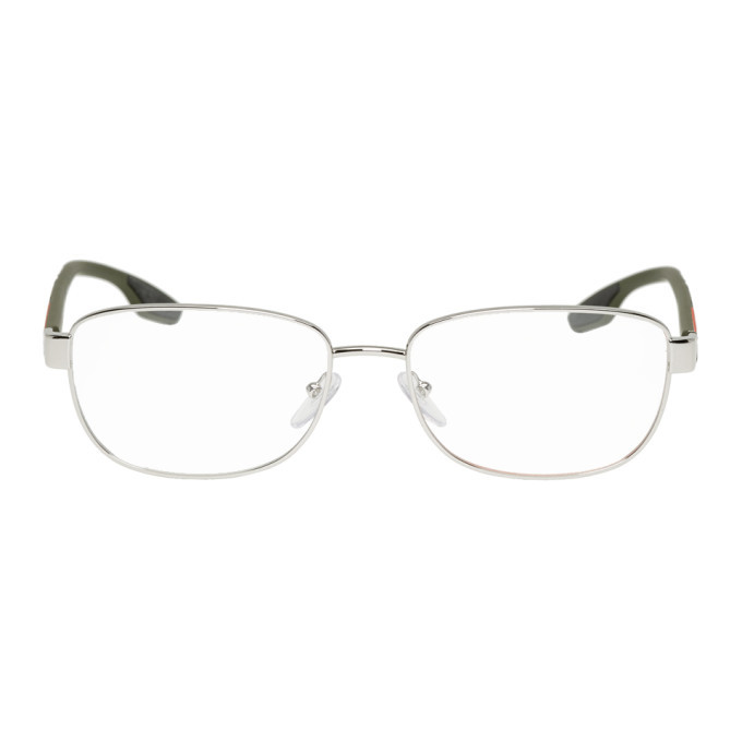 prada glasses green frame