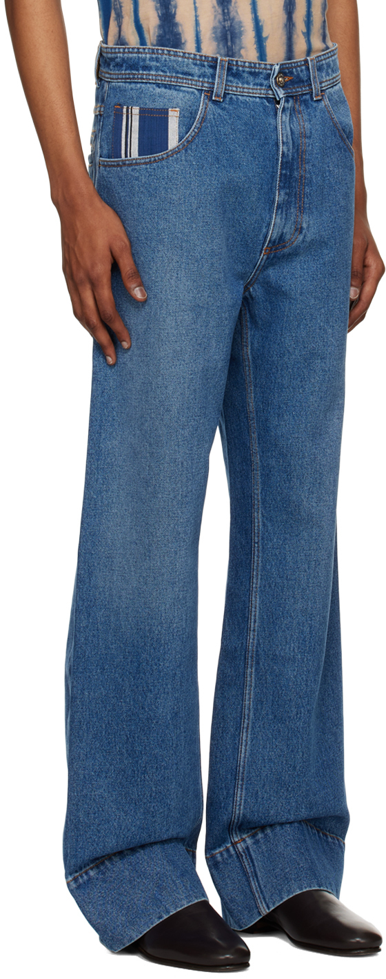 Wales Bonner Blue Miles Jeans Wales Bonner