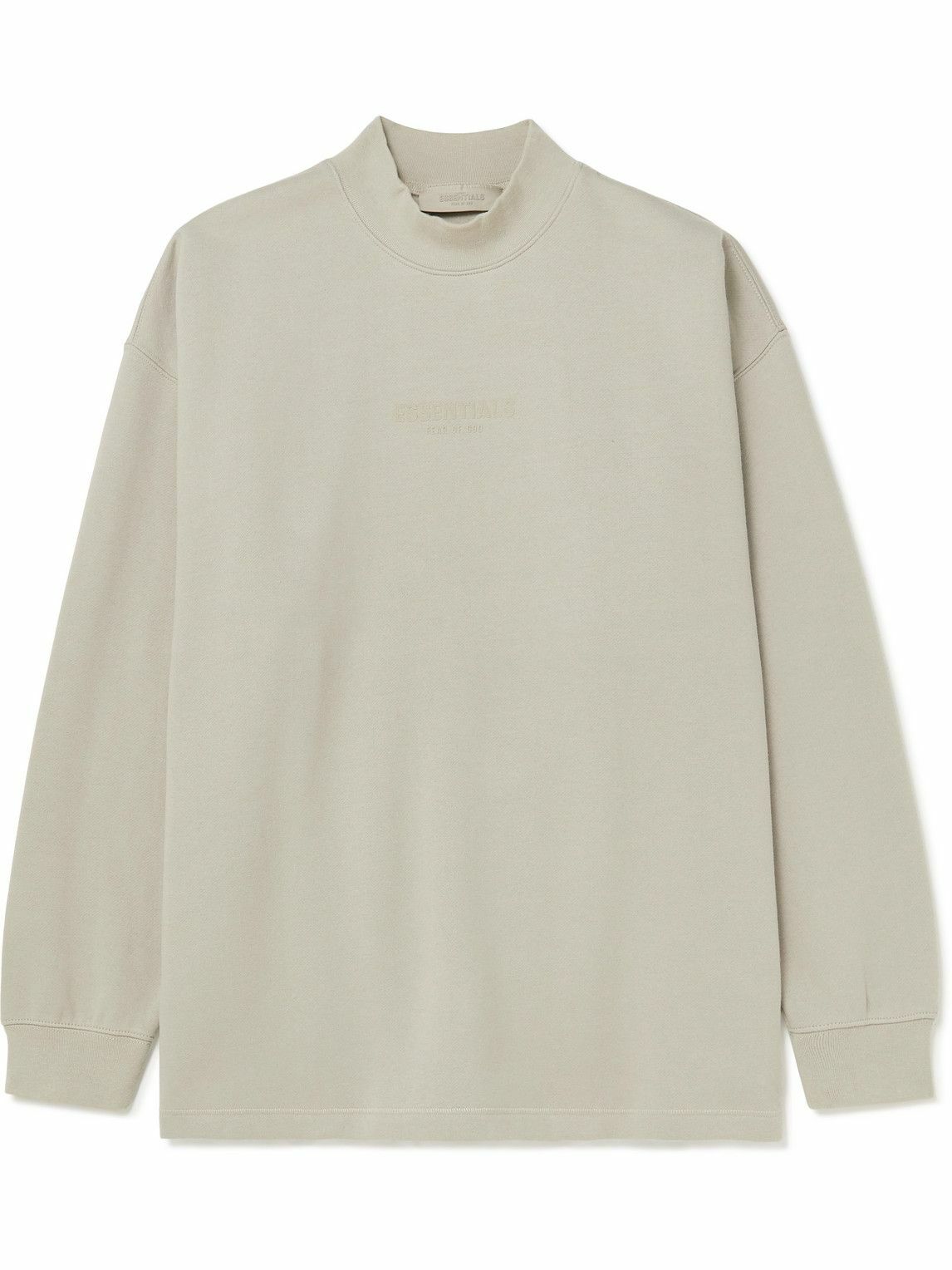 FEAR OF GOD ESSENTIALS - Logo-Appliquéd Cotton-Blend Jersey Sweatshirt ...