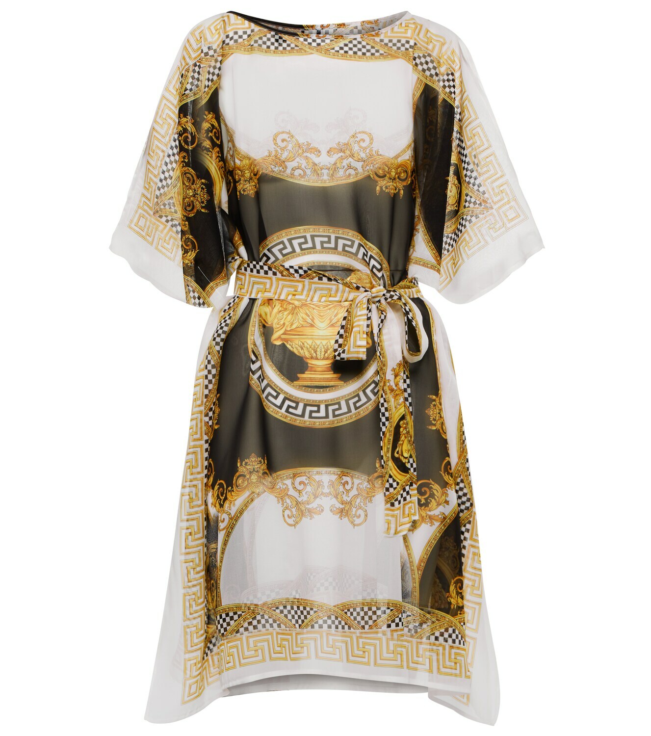 Versace - La Coupe Des Dieux printed silk kaftan Versace