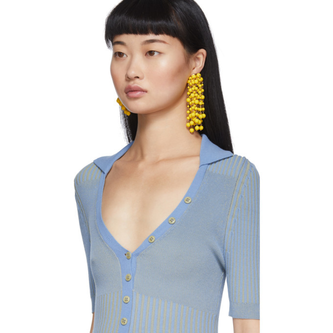 jacquemus blue bodysuit