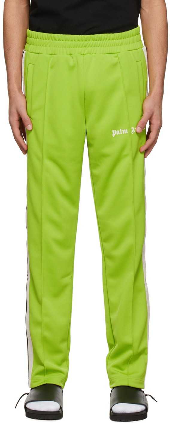 Palm Angels Green Jersey Lounge Pants 