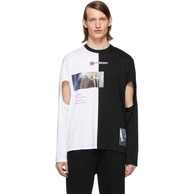 burberry cut out t shirt