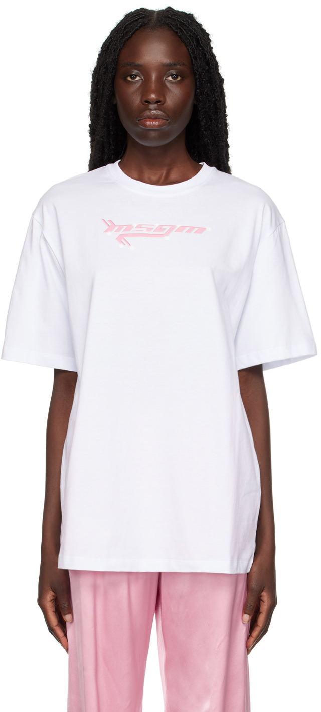 MSGM White Space T-Shirt MSGM