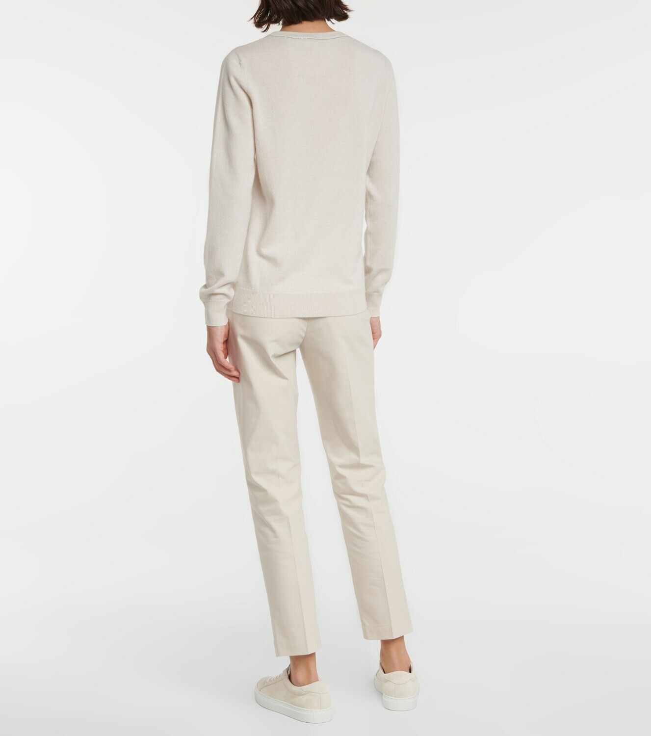 BRUNELLO CUCINELLI Bead-embellished ribbed cashmere turtleneck sweater | NET -A-PORTER