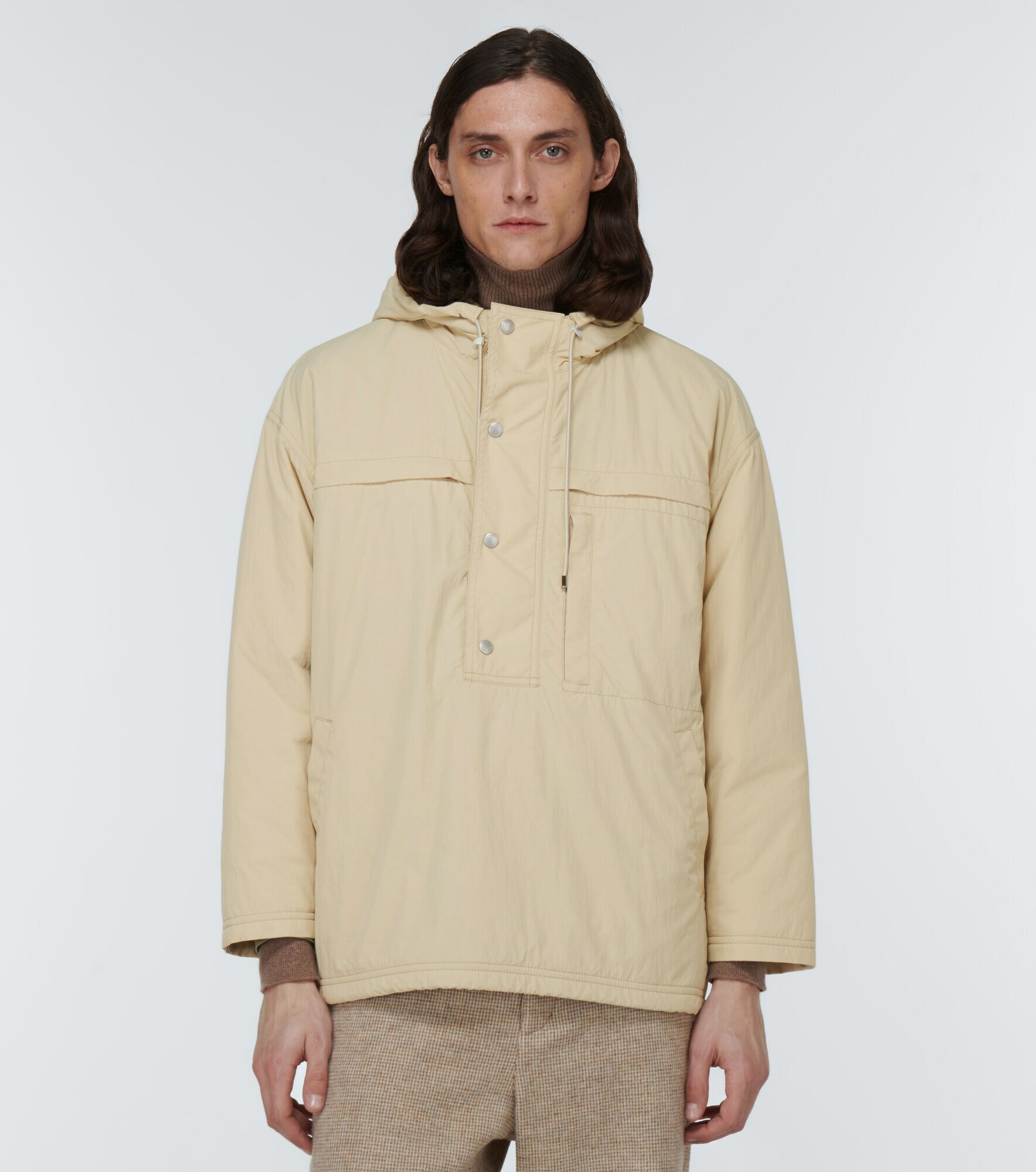 Auralee Hooded halfplacket jacket Auralee