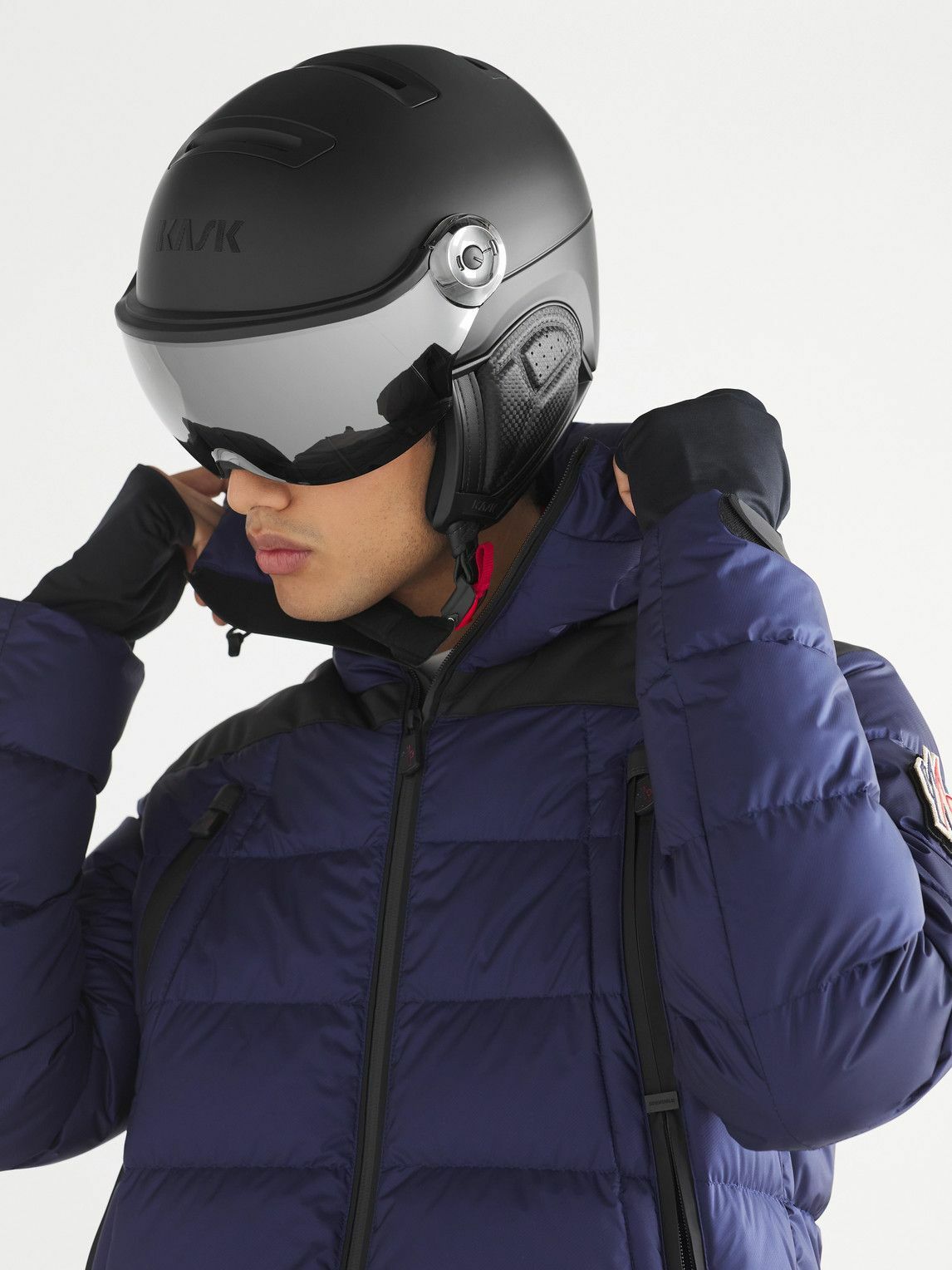 KASK Shadow LogoEmbossed Ski Helmet Black KASK