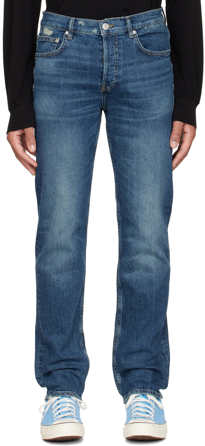 Frame Blue StraightLeg Jeans Frame Denim