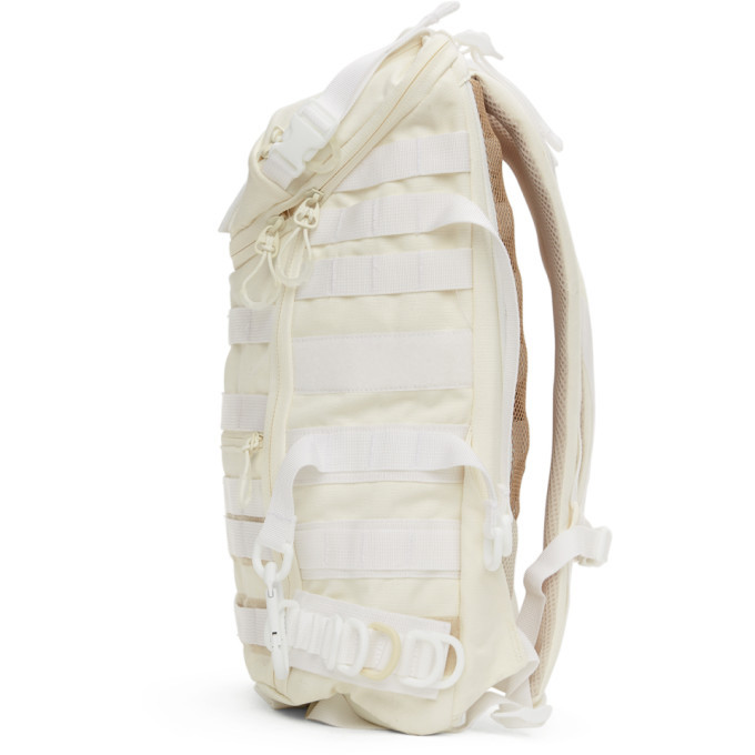 032c White adidas Originals Edition Canvas Logo Backpack