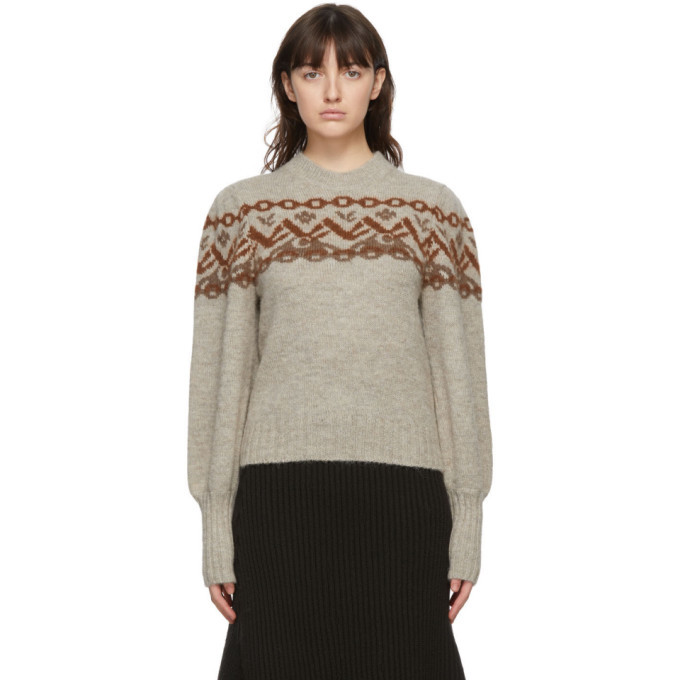 chloe fair isle sweater