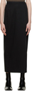Reformation Black Kai Midi Skirt