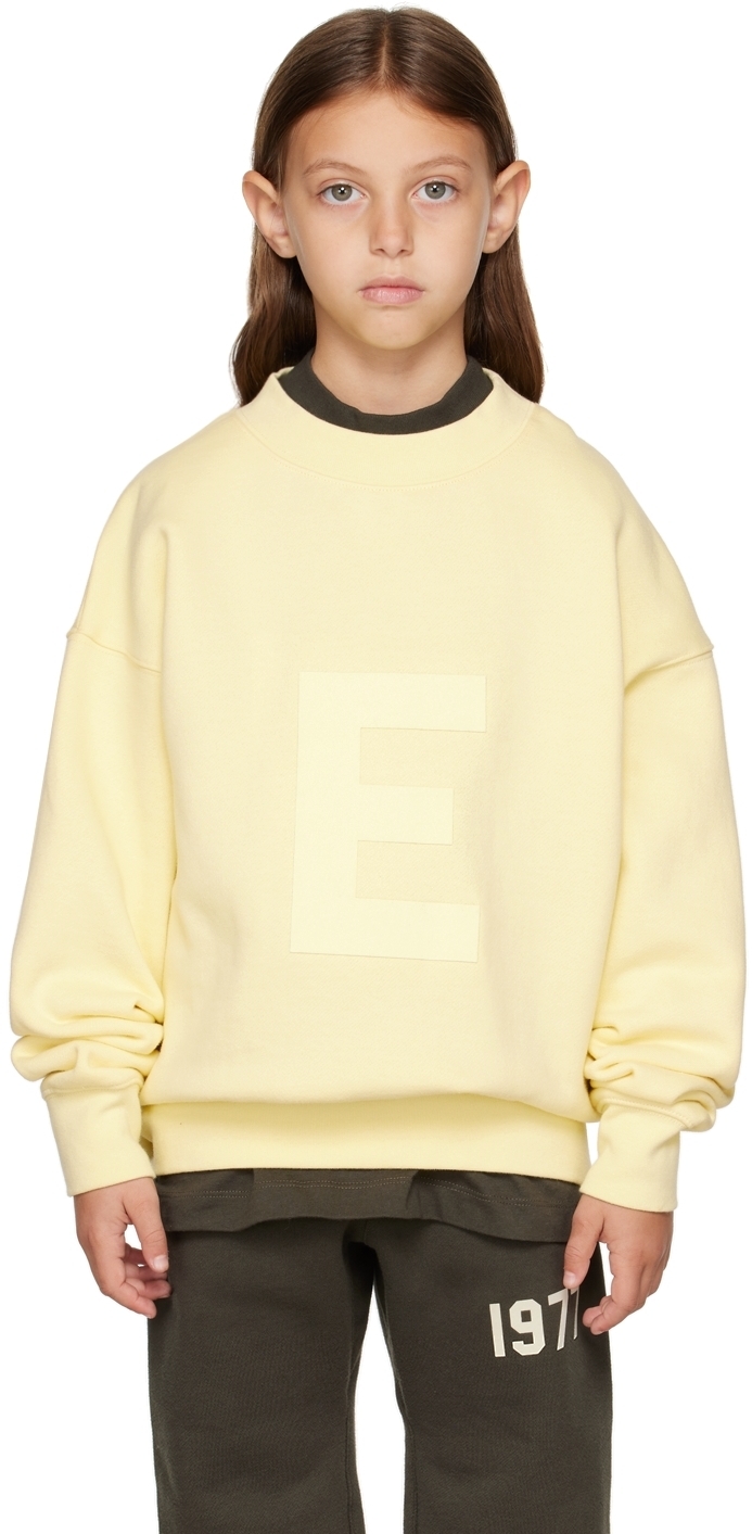 Essentials Kids Yellow Logo Sweatshirt Essentials