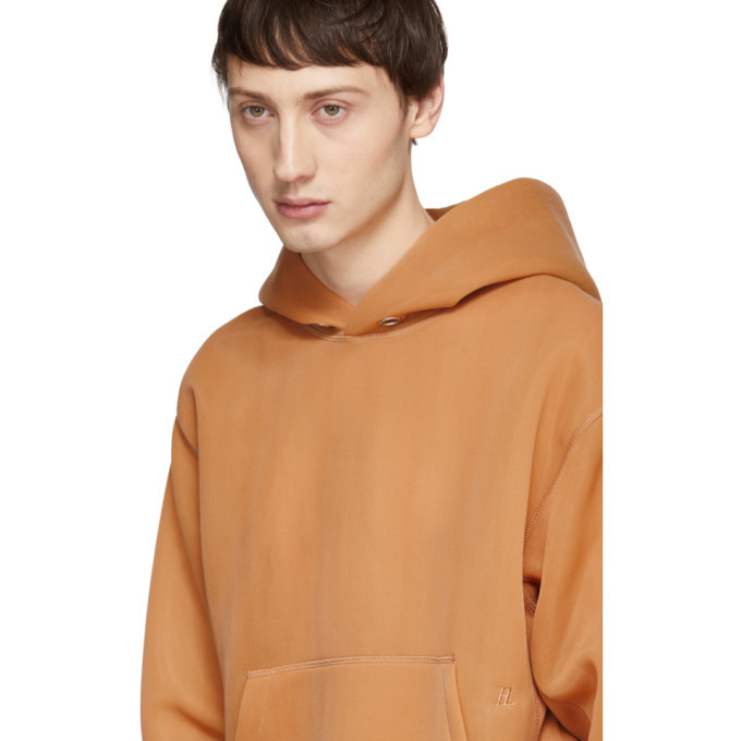 tan helmut lang hoodie