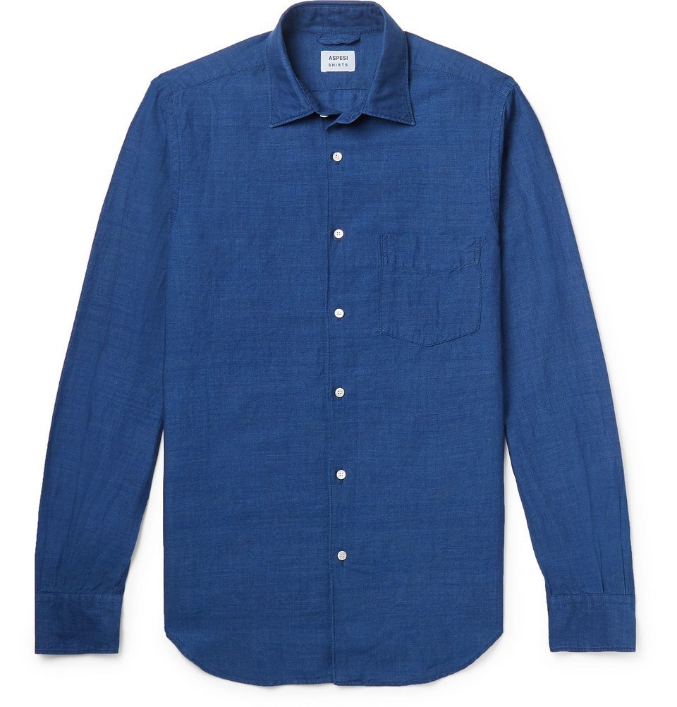 aspesi linen shirt