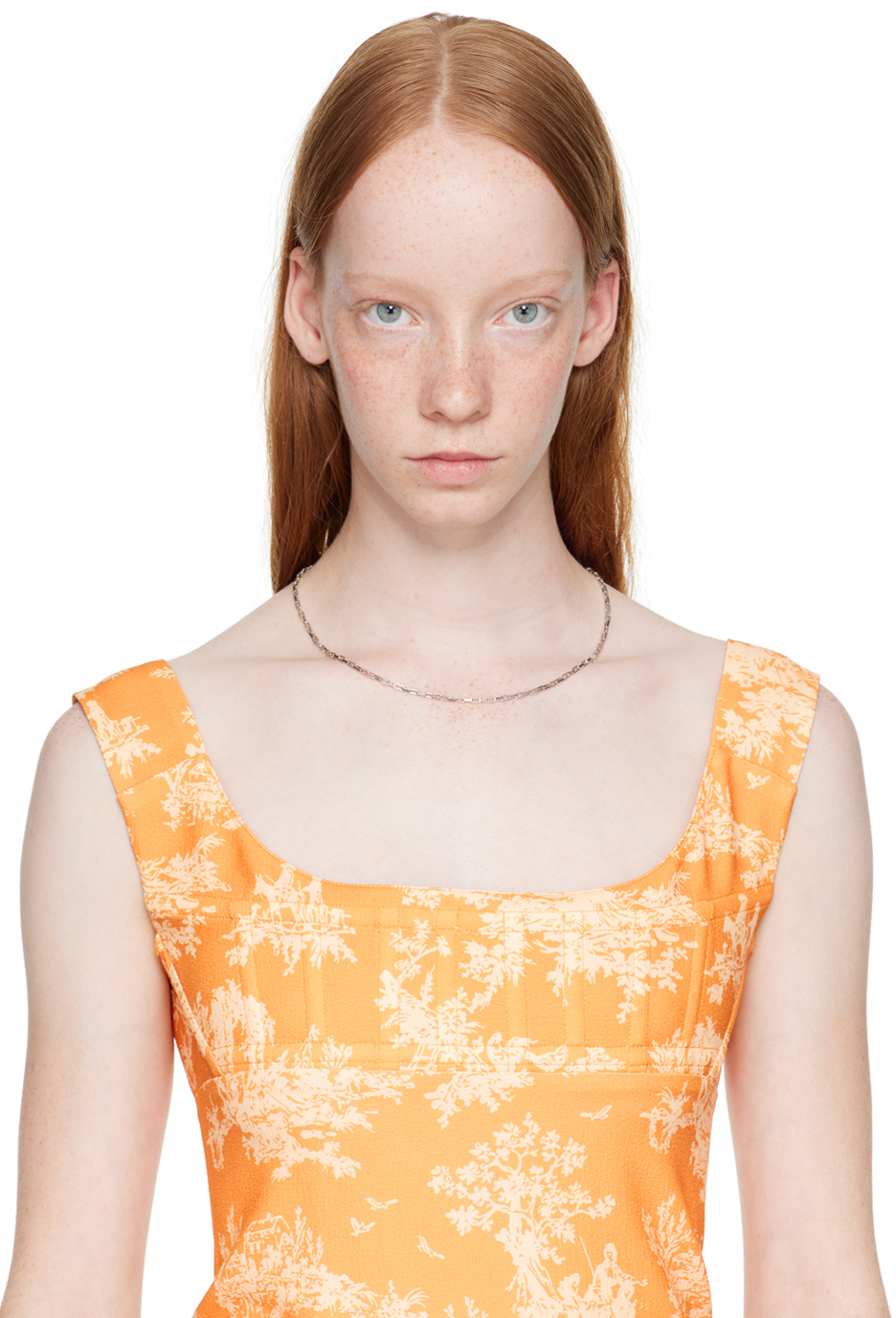 Veneda Carter SSENSE Exclusive Silver Chain VC008 Necklace Veneda Carter