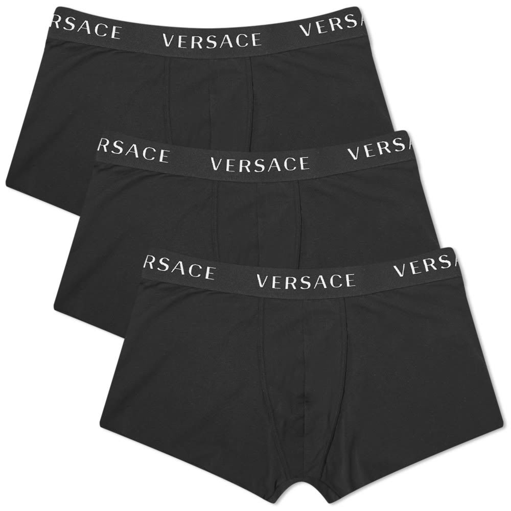 Versace Logo Waistband Boxer Trunk - 3 Pack Versace