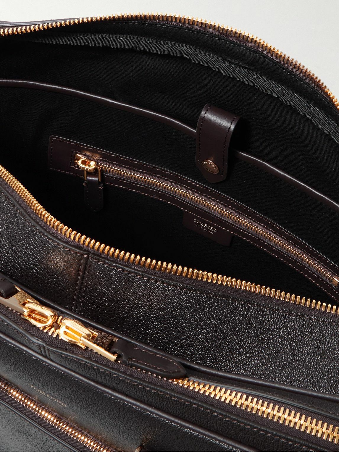 TOM FORD - Full-Grain Leather Briefcase TOM FORD