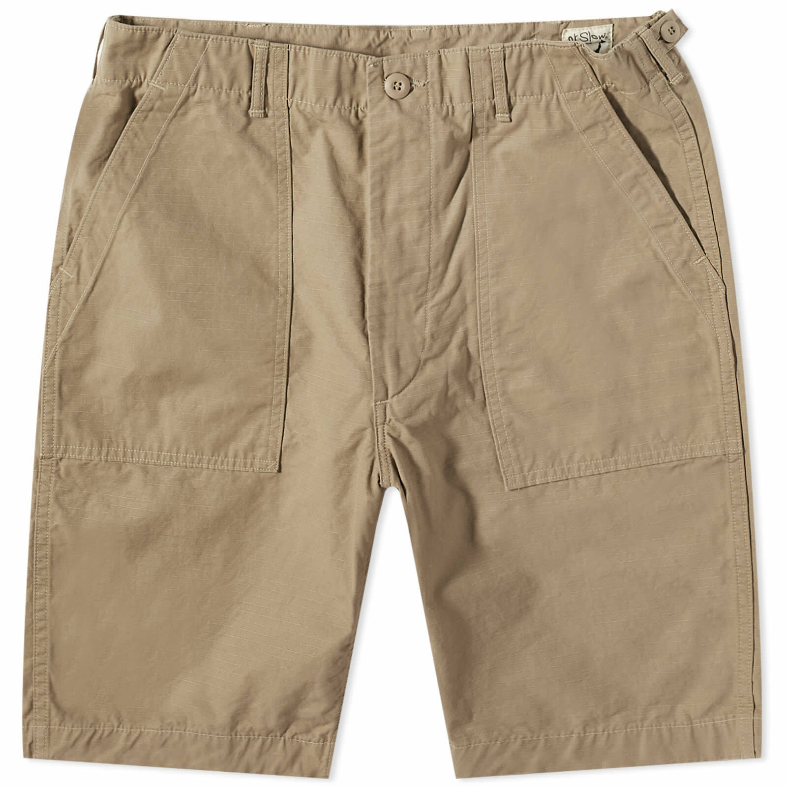 orSlow Men's US Army Fatigue Short in Beige orSlow