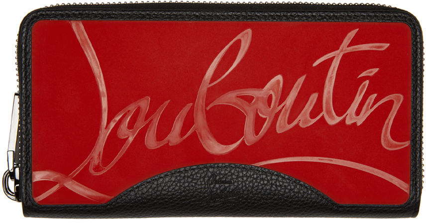 Christian Louboutin Black Panettone Zip Wallet Christian Louboutin