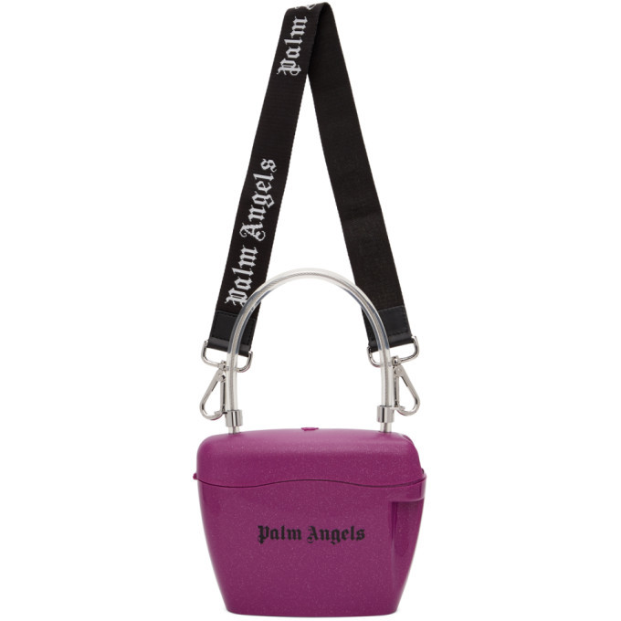 pink palm angels padlock bag