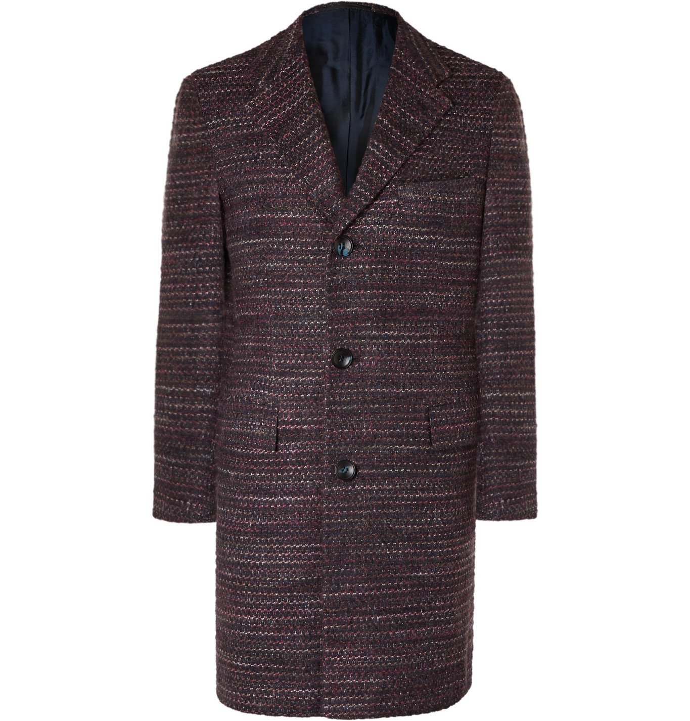 Kiton - Cashmere, Virgin Wool and Silk-Blend Bouclé Coat - Unknown Kiton