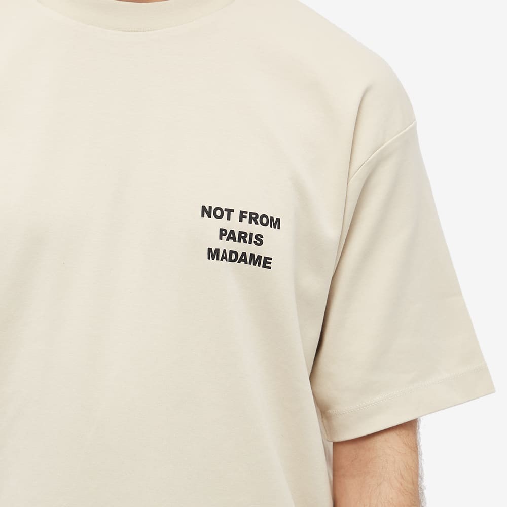 Beige T-Shirt Slogan Not from Paris Madame