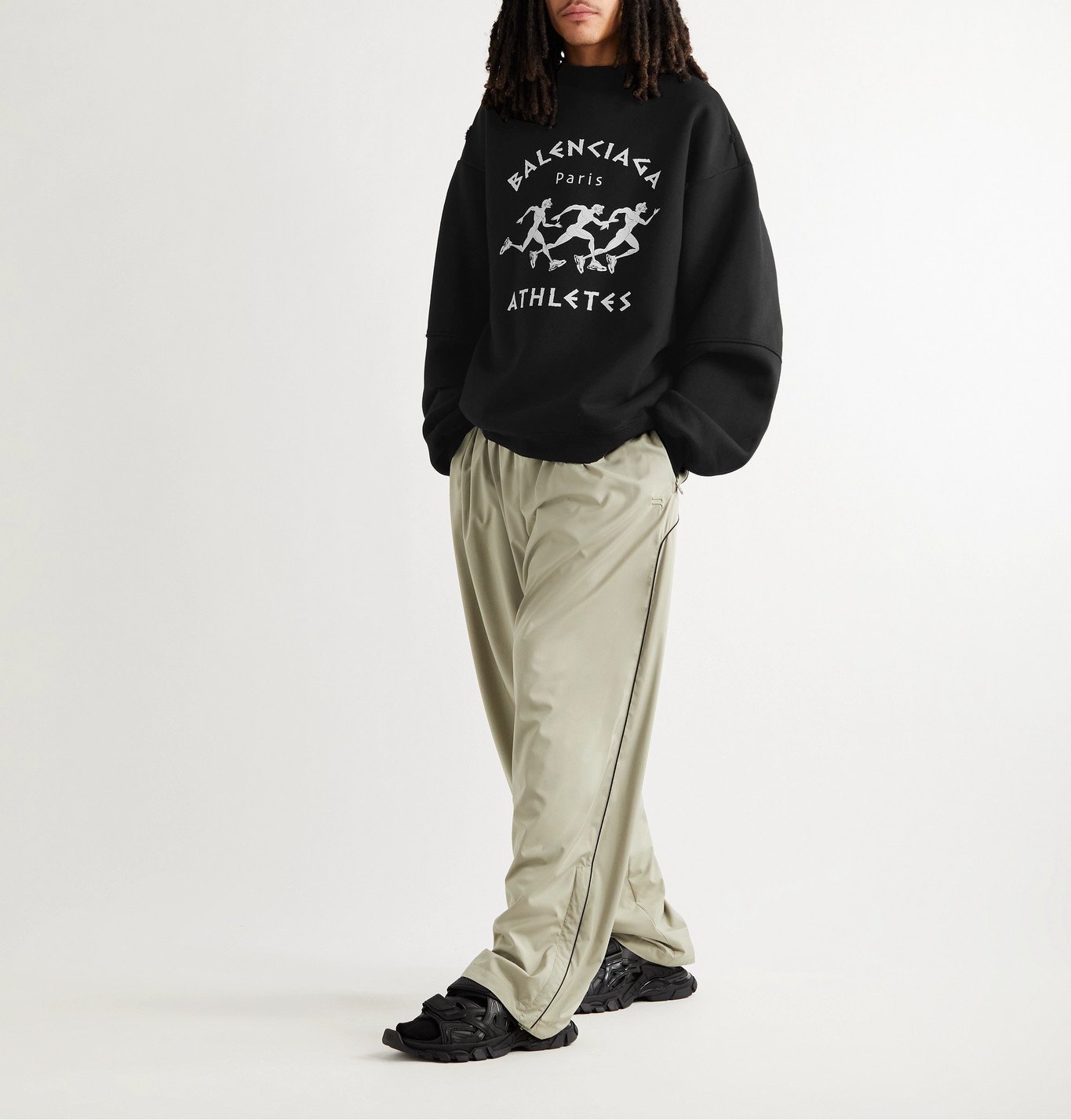 balenciaga paris athletes hoodie