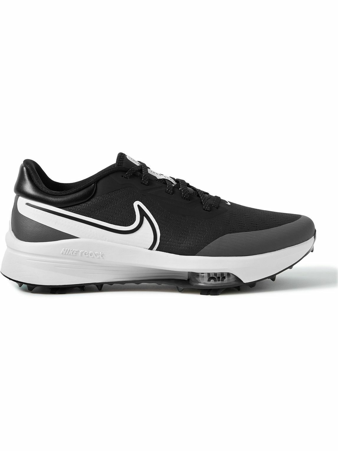 Nike Golf Air Zoom Infinity Tour RubberTrimmed Flyknit Golf Shoes