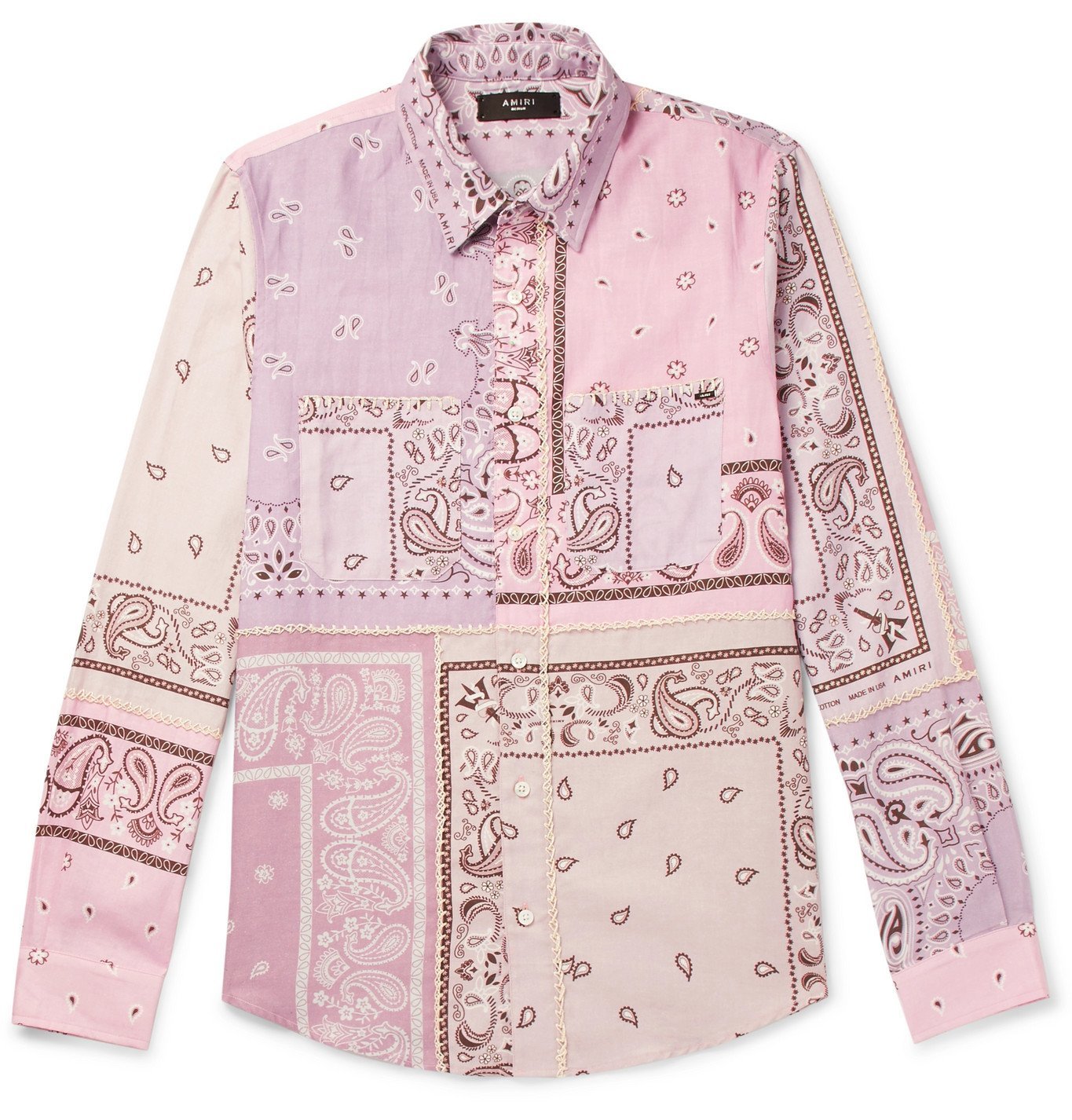 AMIRI - Bandana-Print Cotton-Flannel Shirt - Unknown Amiri