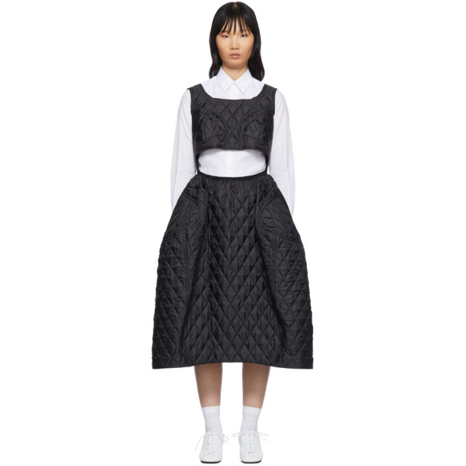 comme des garcons quilted jacket dress