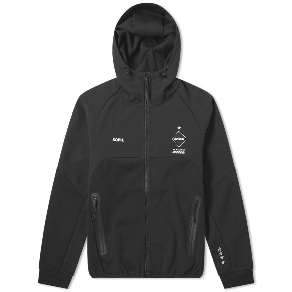 F.C. Real Bristol Ventilation Hoody Black F.C. Real Bristol