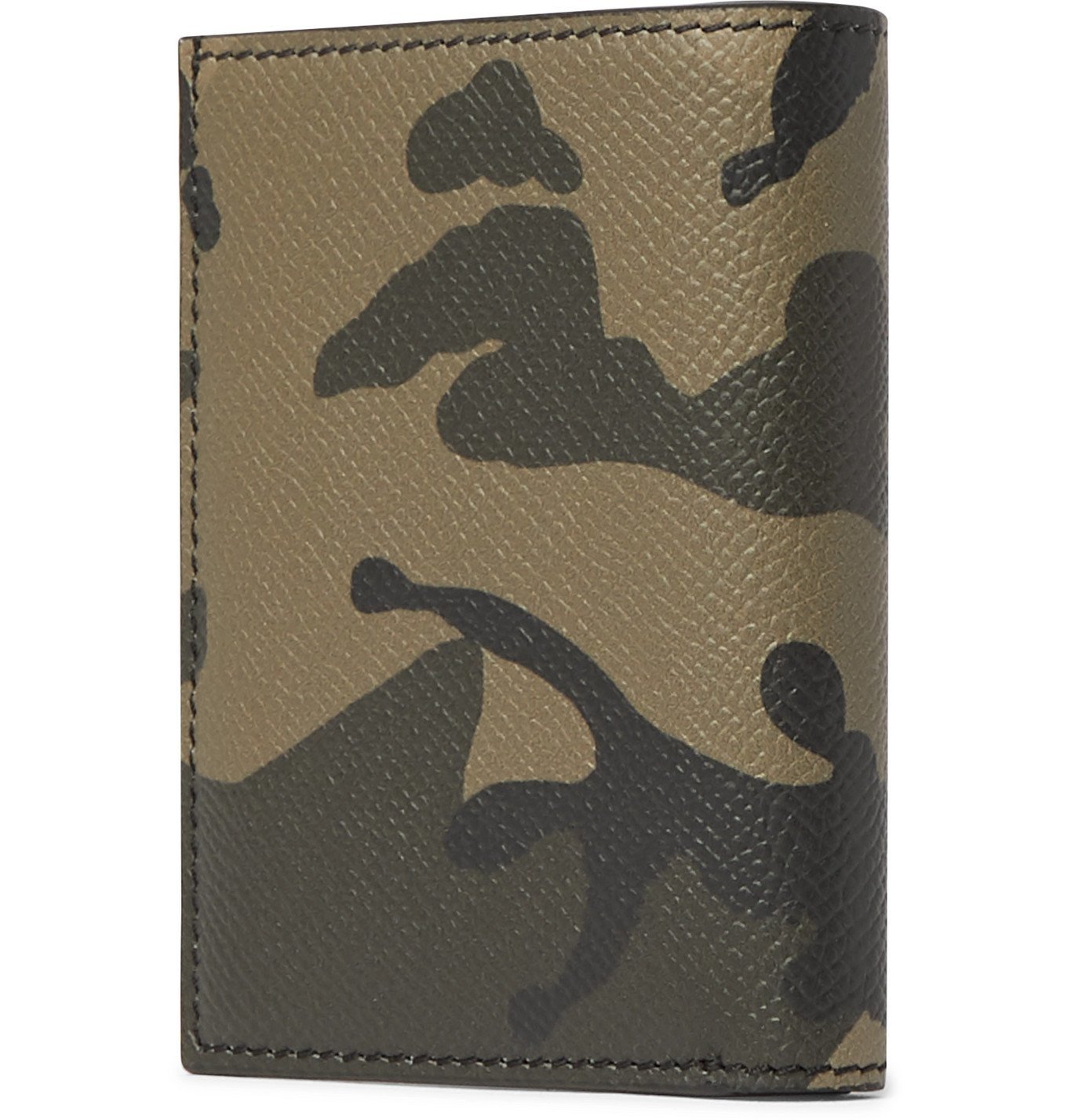 TOM FORD - Camouflage-Print Full-Grain Leather Billfold Wallet - Gray TOM  FORD