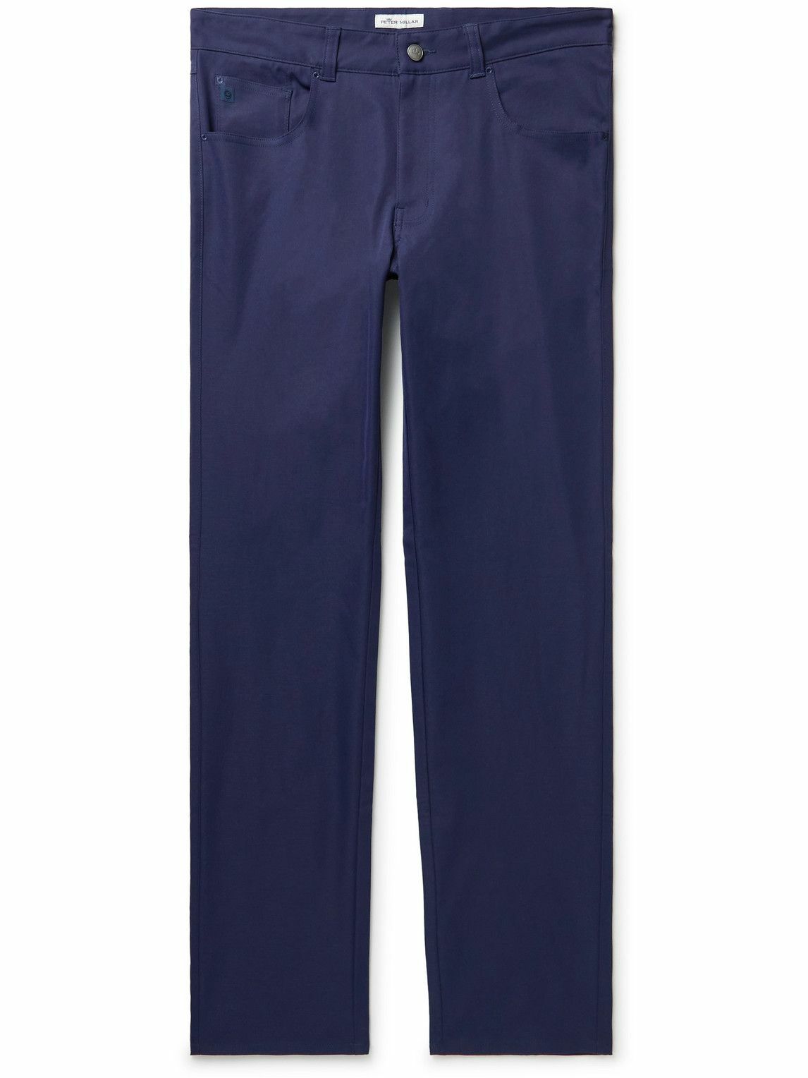 Peter Millar - eb66 Straight-Leg Tech-Twill Golf Trousers - Blue Peter ...