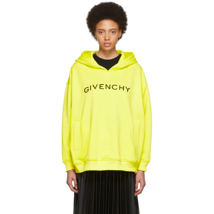 Givenchy Yellow Logo Hoodie Givenchy