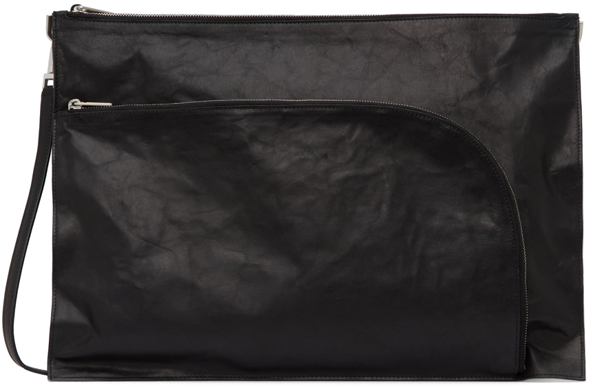 Rick Owens Black Work Messenger Bag Rick Owens