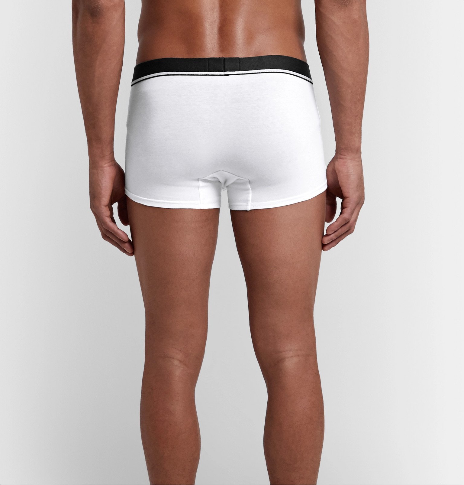 Ermenegildo Zegna StretchCotton Boxer Briefs White Ermenegildo Zegna